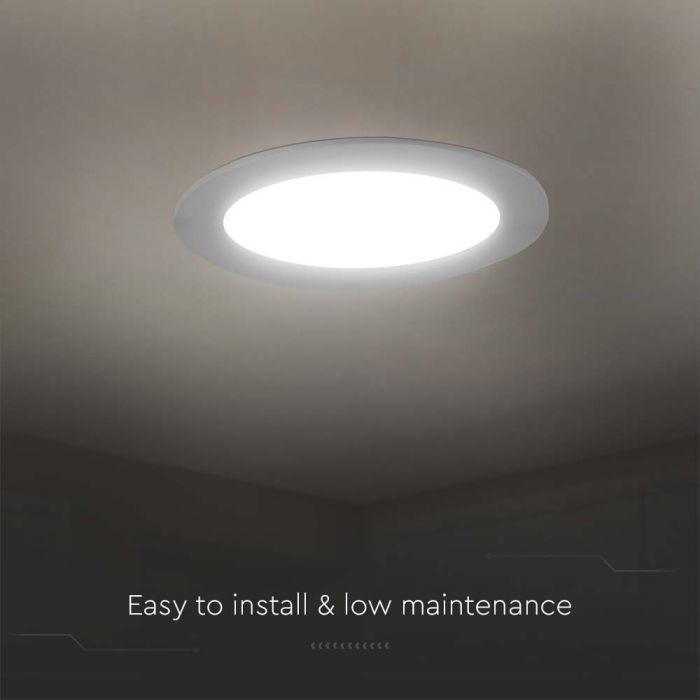 3W LED įleidžiama panelė, balta, 3000K