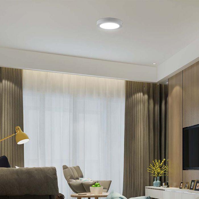 24W LED paviršinė panelė, balta, 3000K