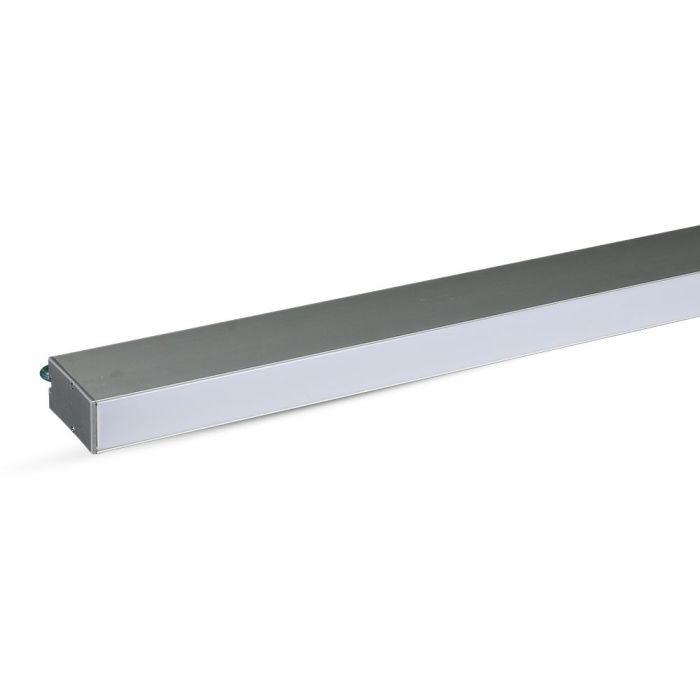 40W LED linijinis pakabinamas šviestuvas, sidabro sp., 6400K - Image 2