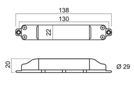3W LED maitinimo šaltinis, 350mA, 7V DC