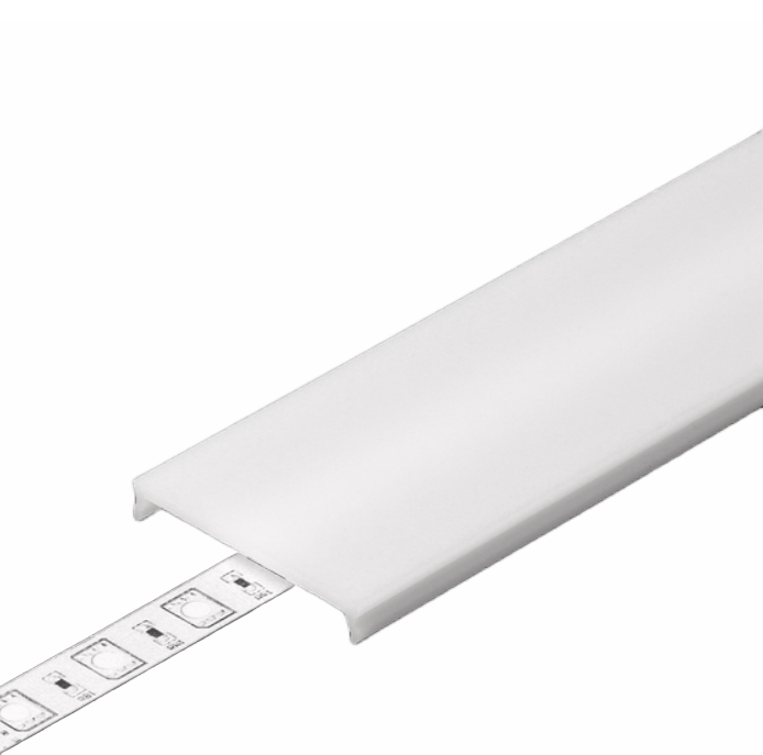 LED juostos profilio dangtelis C9 IRM CLICK, baltas, 2m