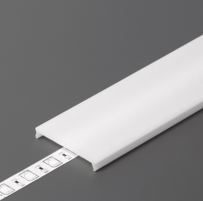 LED juostos profilio dangtelis C9 IRM CLICK, baltas, 2m - Image 2