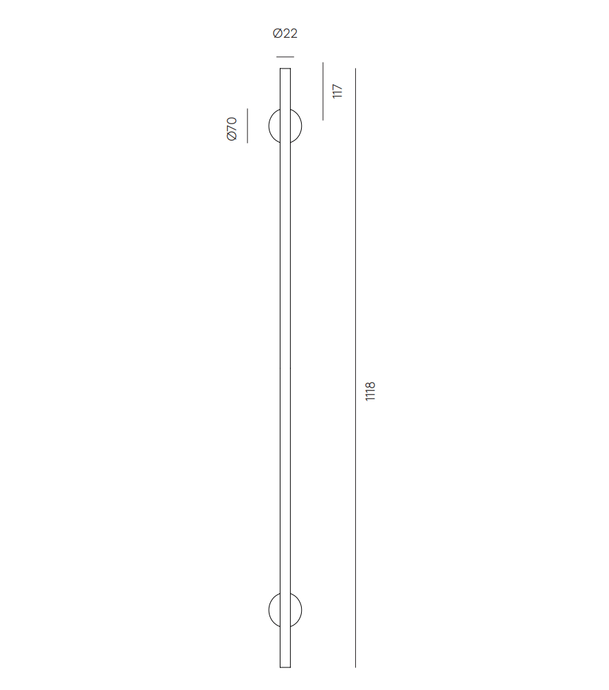 24W LED sieninis šviestuvas CLOCK, juodas, 2700K, dimeriuojamas - Image 2