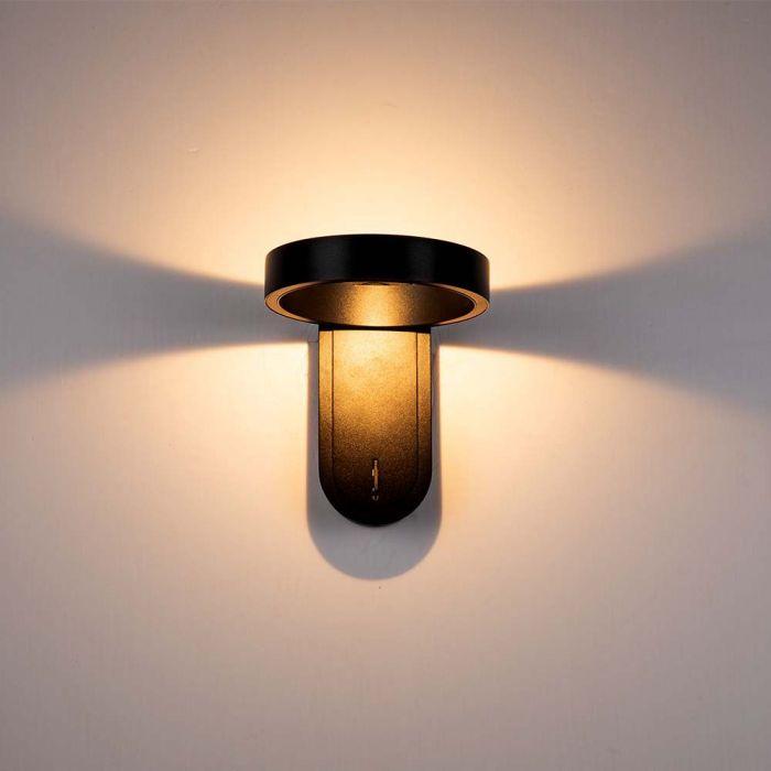 5W LED paviršinis šviestuvas, juodas, 3000/4000K - Image 2