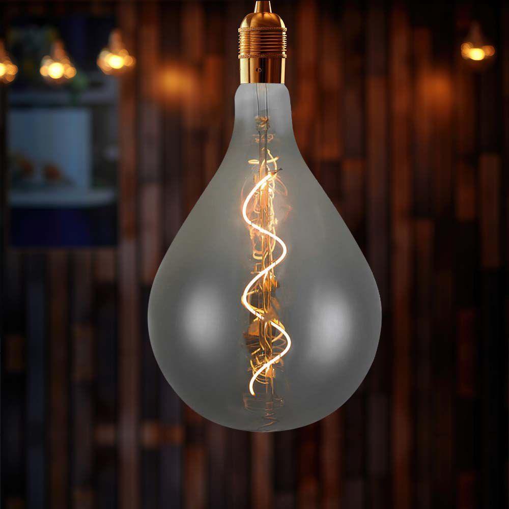 4W LED filamentinė lemputė, E27, dūmų sp., 2700K