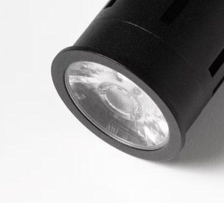 9W LED modulis/įleidžiamas šviestuvas, juodas, 3000K, 60º, DALI