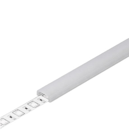 LED juostos profilio dangtelis I CLICK, baltas, 3m