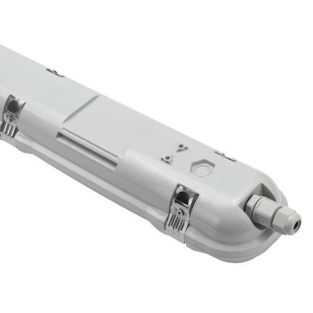 20W LED linijinis šviestuvas NEXFORCE1, pilku korpusu, 4000K, 60cm
