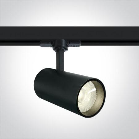 20W LED šviestuvas į bėgelius, juodas, 4000K, 65642BT/B/C