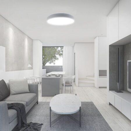 20/40W LED paviršinis šviestuvas, baltas, 3000/4000/6500K, dimeriuojamas, ELEGANT dangtelis
