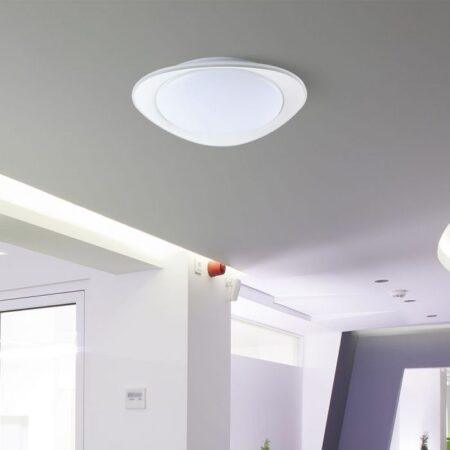 30/60W LED paviršinis šviestuvas, baltas, 3000/4000/6500K, dimeriuojamas, PHANTOM dangtelis