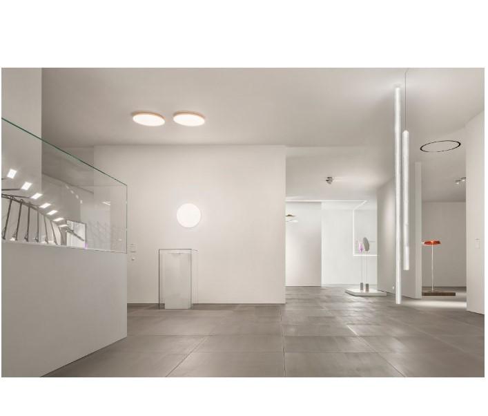 57W LED paviršinis šviestuvas CLARA, baltas, 60cm, 2700K, dimeriuojamas