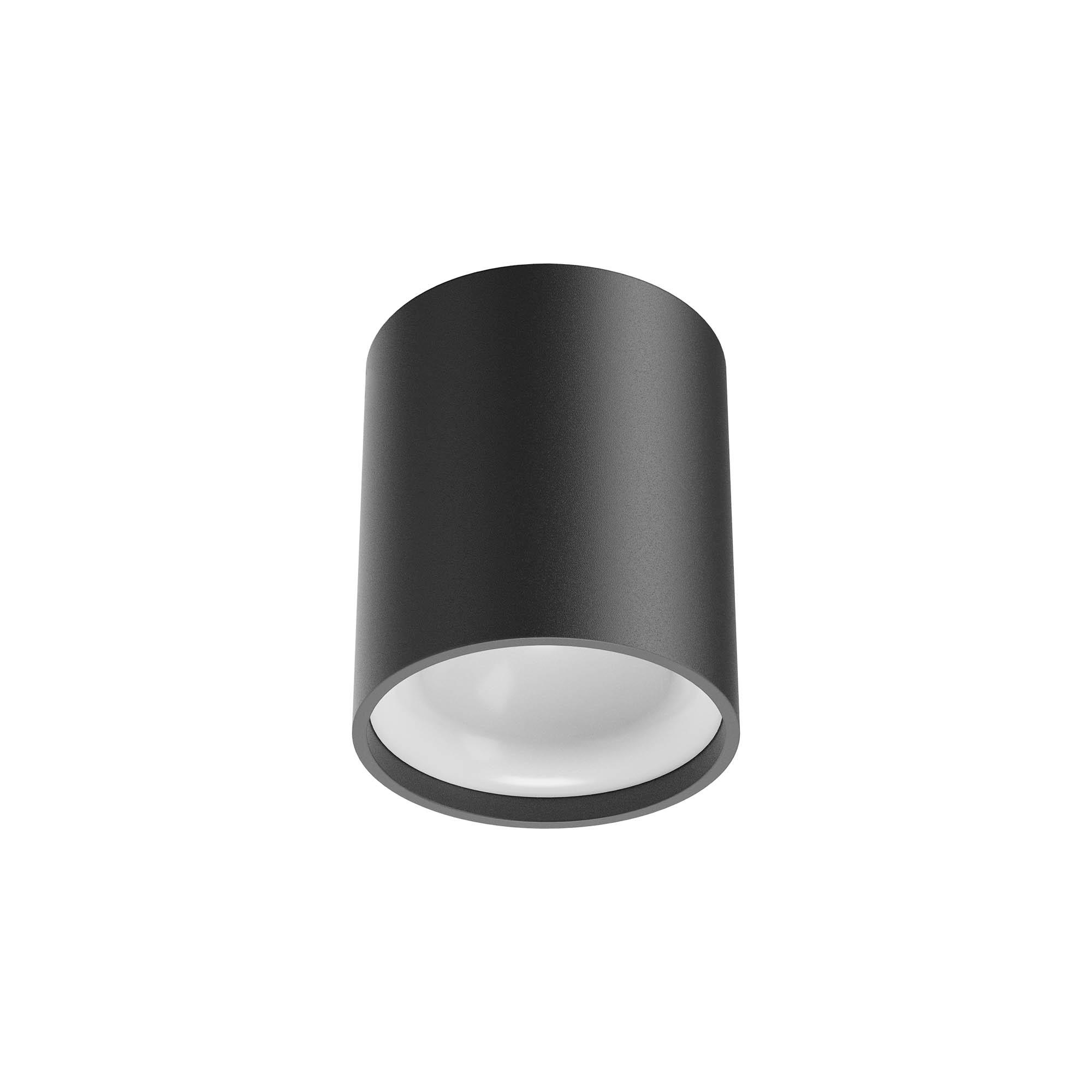 6,5W LED paviršinis šviestuvas HERA, matinės juodos/baltos sp., 2700K, dimeriuojamas, 01-4218