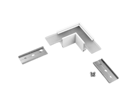 LED juostos profilio LINEA20 kampinė 90° jungtis, balta