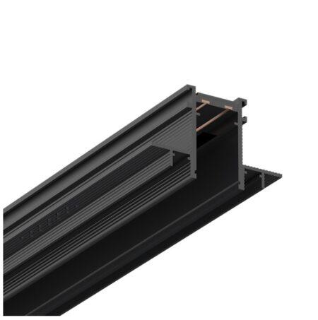 2m užglaistomas magnetinės sistemos bėgelis SPECTRA LIGHTING INSIGHT, juodas