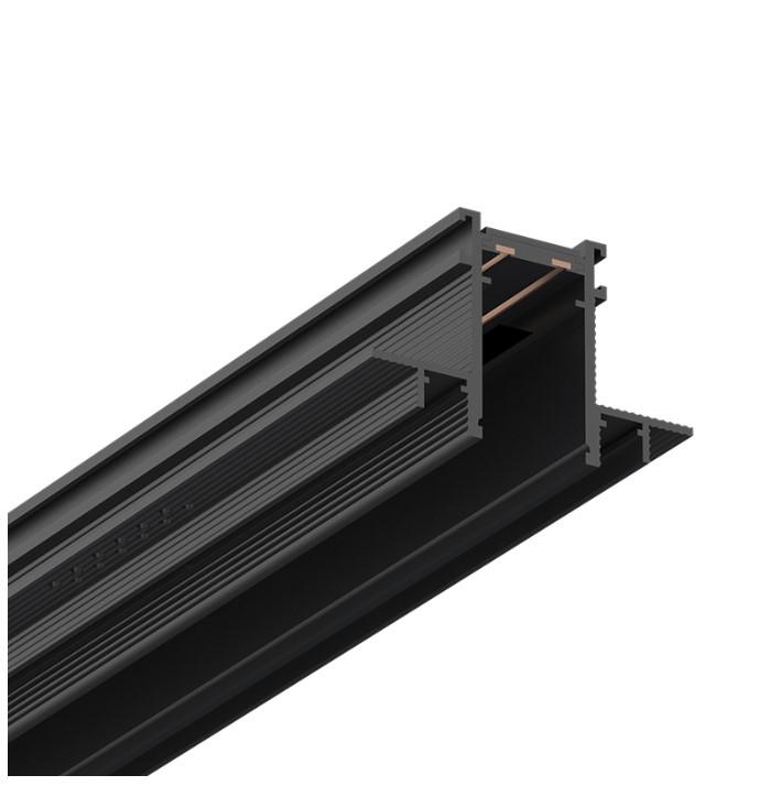 2m užglaistomas magnetinės sistemos bėgelis SPECTRA LIGHTING INSIGHT, juodas