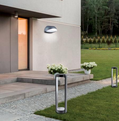 13W LED pastatomas šviestuvas JASON, tamsiai pilkas, 3000K, 4190800