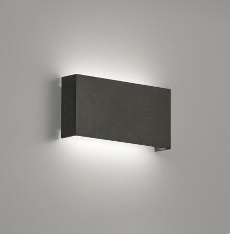 10W LED sieninis šviestuvas QUADRO, juodas, 3100K, šviečia į viršų ir į apačią, 4226200