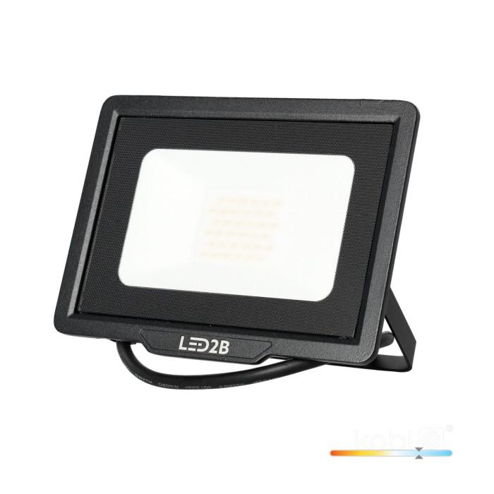 30W LED prožektorius MH, juodas, 6500K