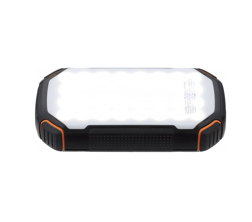 Išorinė baterija (power bank), 20000mAh, juodos/oranžinės sp. - Image 2