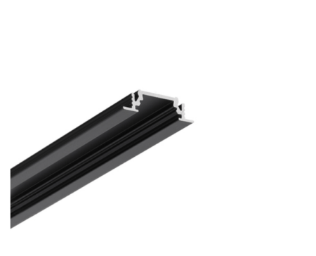 LED juostos profilis GROOVE10, juodai anoduotas, 3m