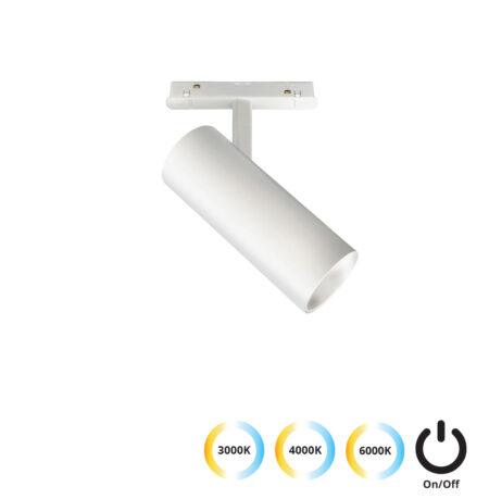 20W LED šviestuvas į magnetines sistemas VIOKEF MAGNETIC, baltas, 3000/4000/6000K, 4244101S
