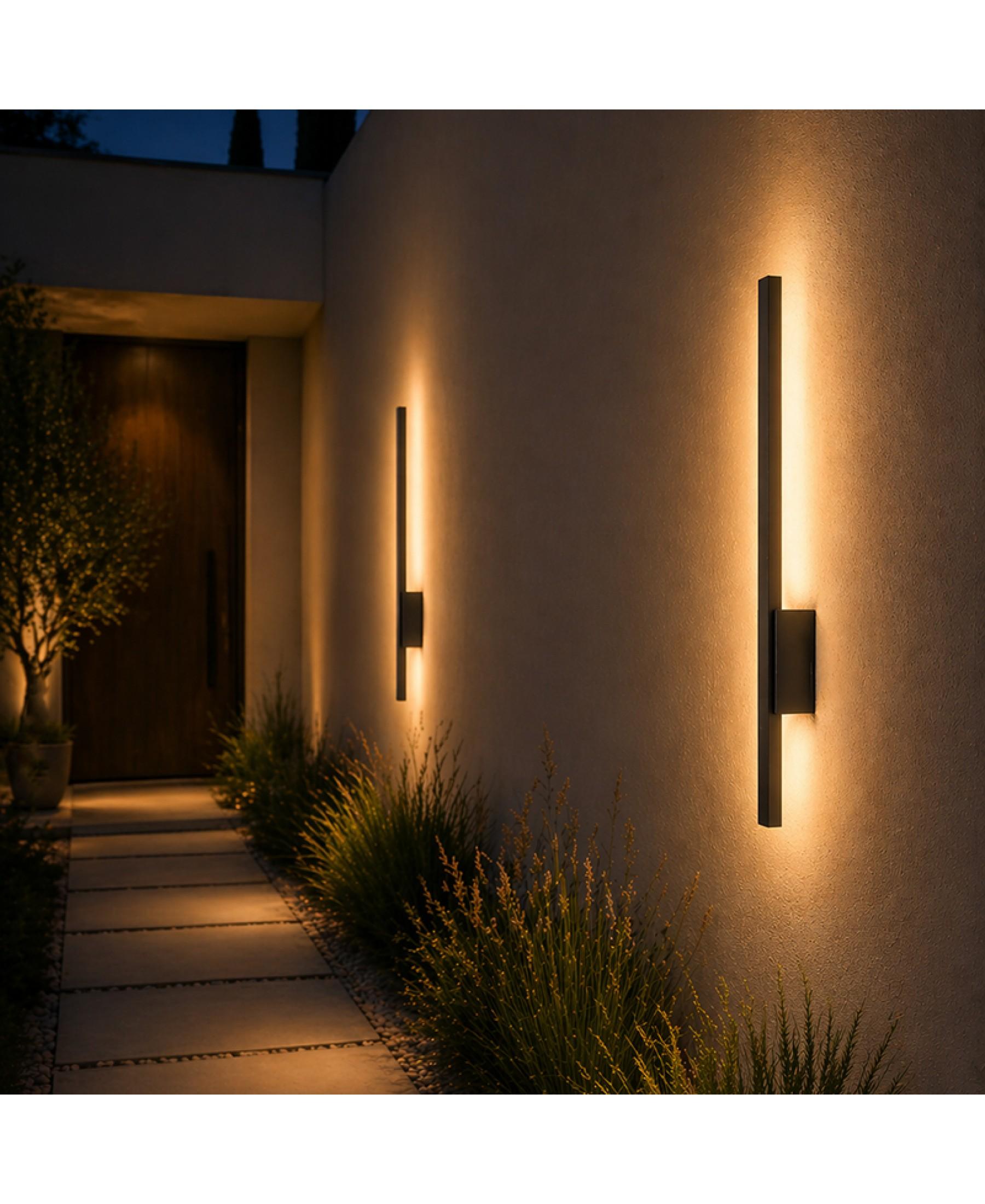 12W LED paviršinis lauko šviestuvas, grafito sp., 3000K, E287 - Image 2