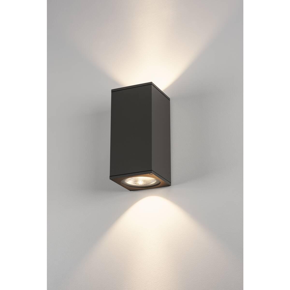 42W LED sieninis fasado šviestuvas BIG THEO WALL, antracito sp., 3000K, šviečia į viršų ir į apačią - Image 2