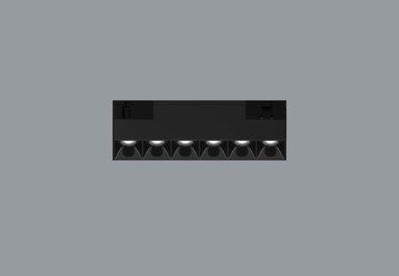 9W INSIGHT DARK LIGHT šviestuvas į magnetines sistemas, 3000K, juodas