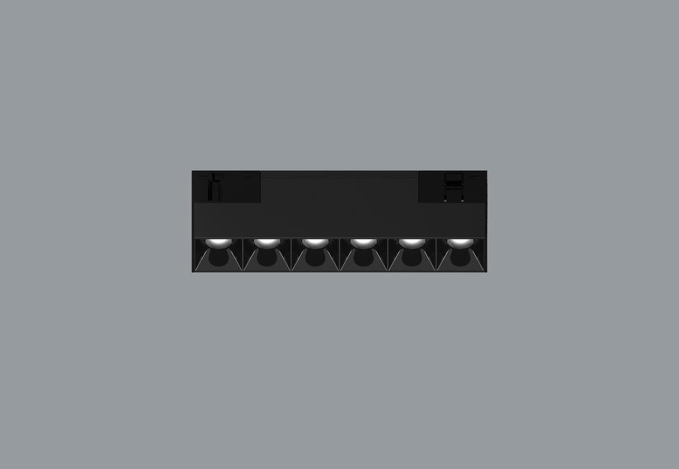 9W INSIGHT DARK LIGHT šviestuvas į magnetines sistemas, 3000K, juodas