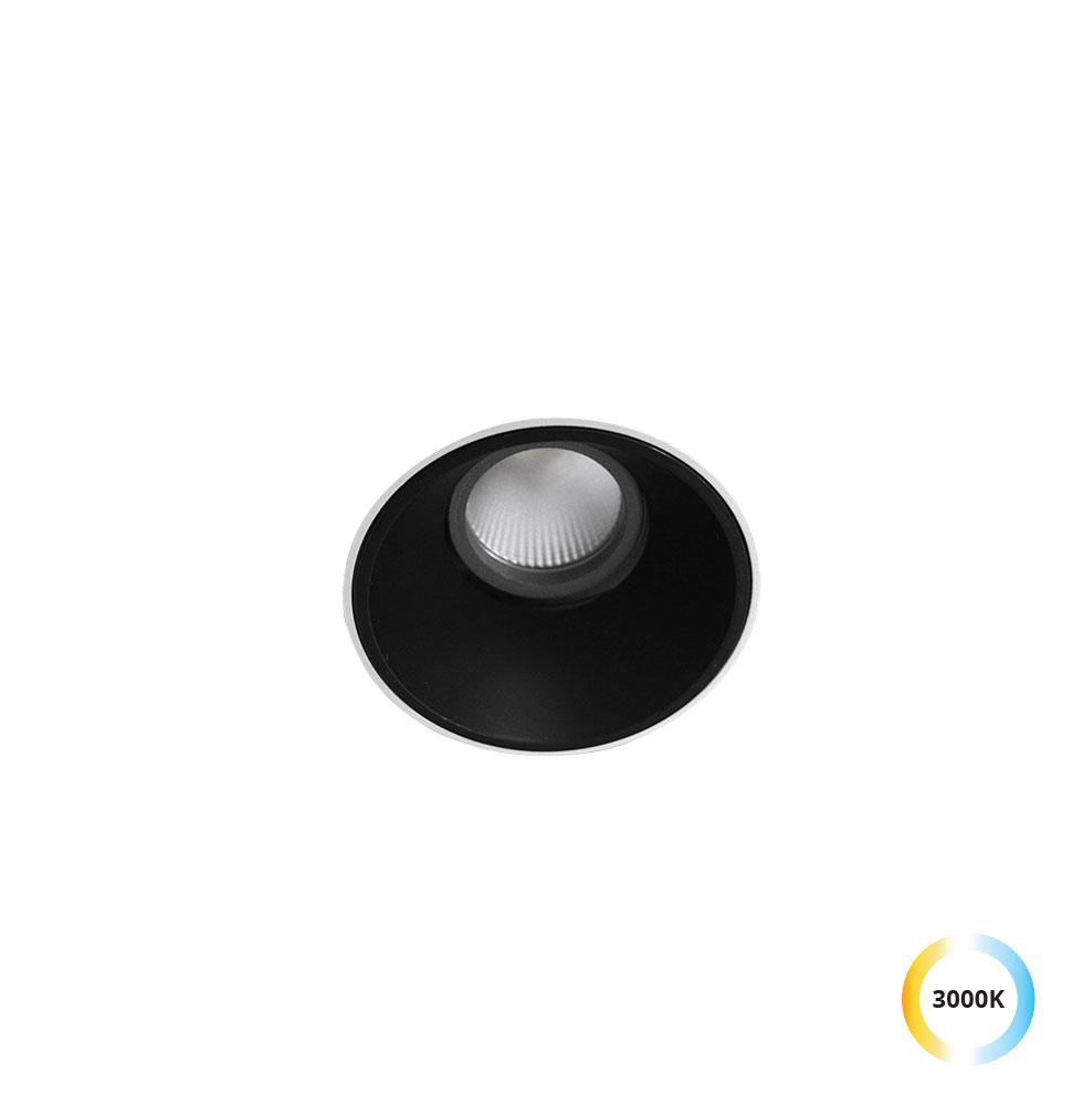 12W LED užglaistomas šviestuvas ALEA, juodas, 3000K, 3914-111B-3-S-38