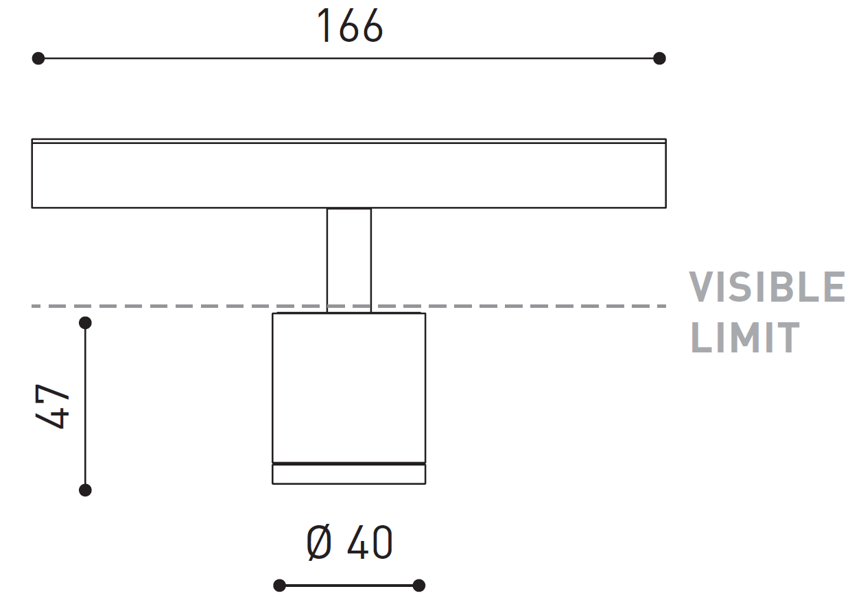 6,5W TOP MINI šviestuvas į magnetines sistemas.