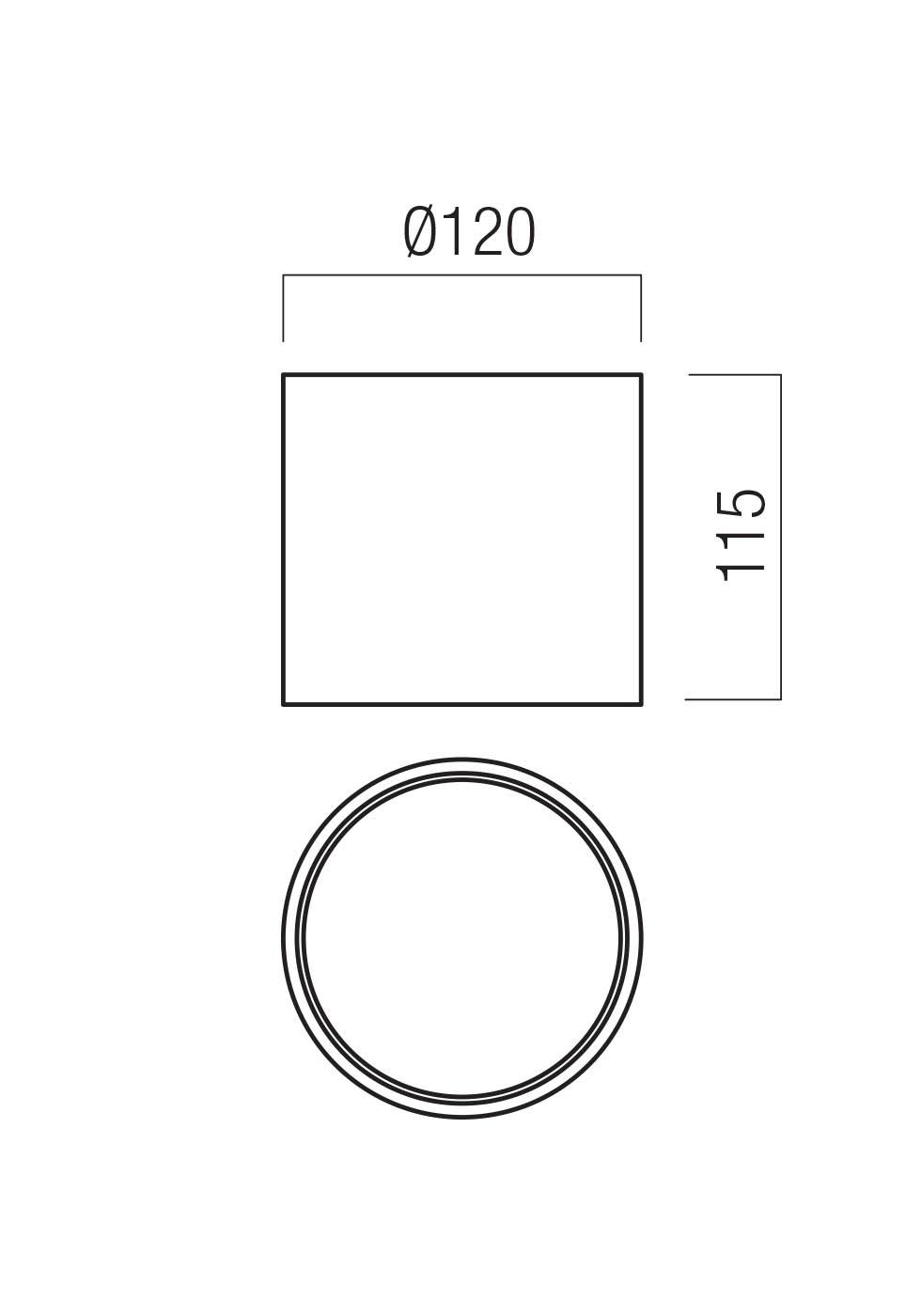 21W LED paviršinis šviestuvas HERA, rusvas/baltos sp., 3000K, dimeriuojamas, 01-3682