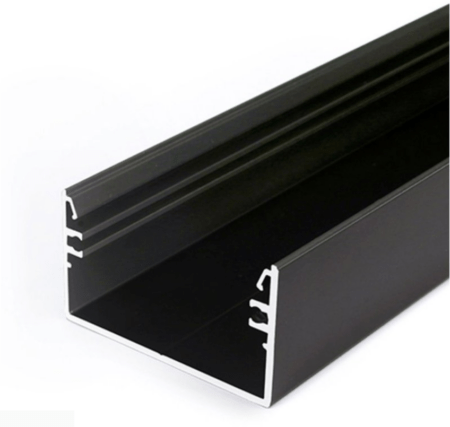LED juostos profilis LOWI, juodai anoduotas, 3m