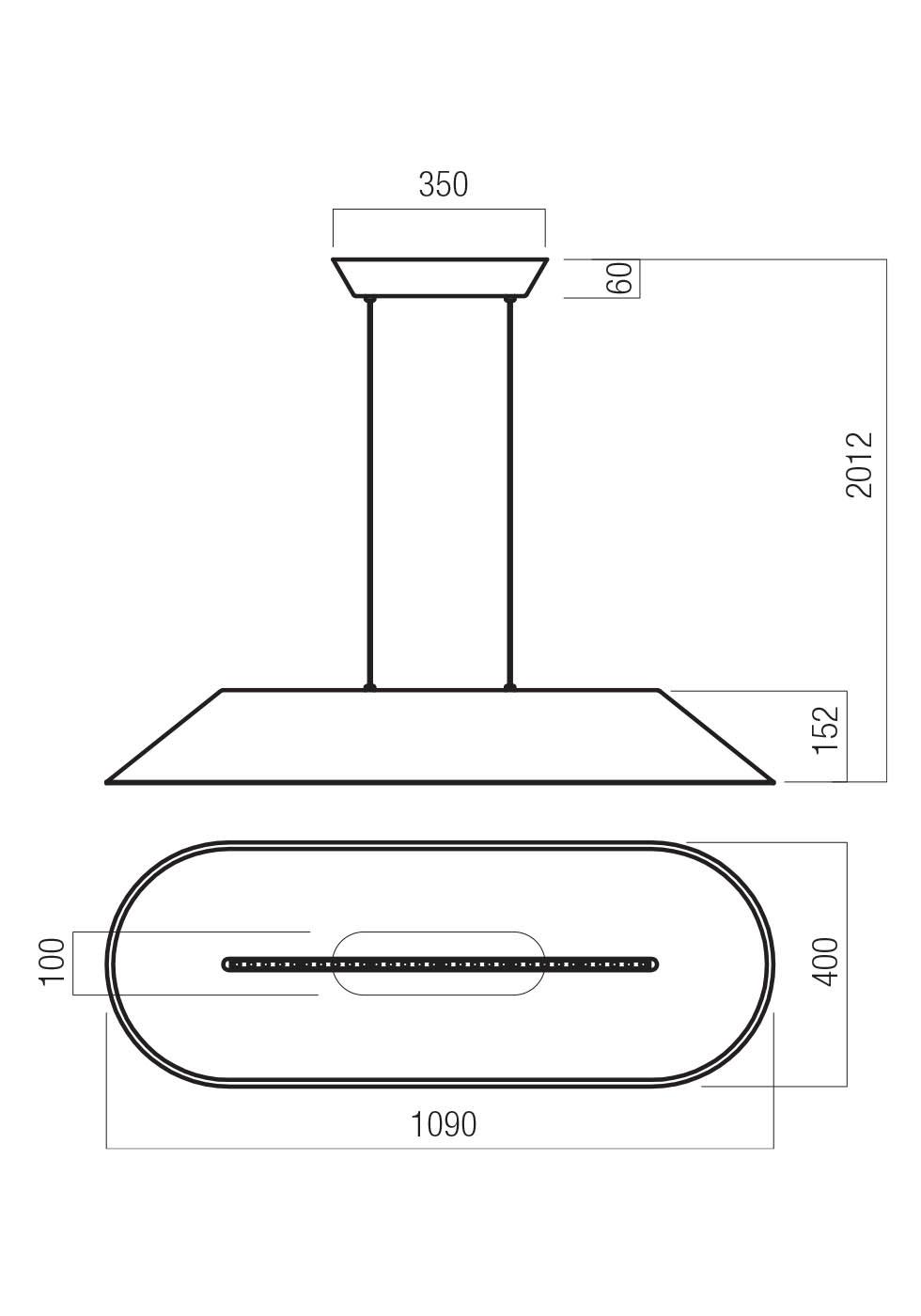 23,5W LED pakabinamas šviestuvas AKIRA, kavos sp., 2700K, 01-4104