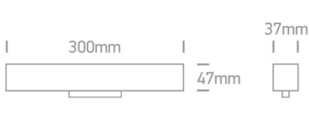15W linijinis šviestuvas į magnetines sistemas ONELIGHT MAXI, juodas, 3000K, 42100A/B/W