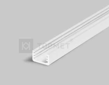 LED juostos profilis SLIM8, baltai dažytas, 3m