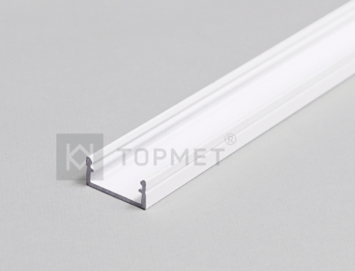 LED juostos profilis BEGTON12, baltai dažytas, 3m