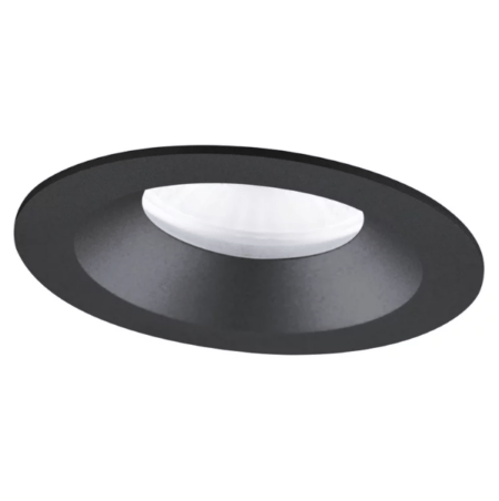 4/6/8W LED įleidžiamas šviestuvas, juodas, 3000K, IP65, dimeriuojamas, atsparus ugniai iki 90min.