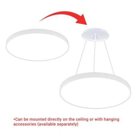54W LED paviršinis šviestuvas, baltas, 3000K