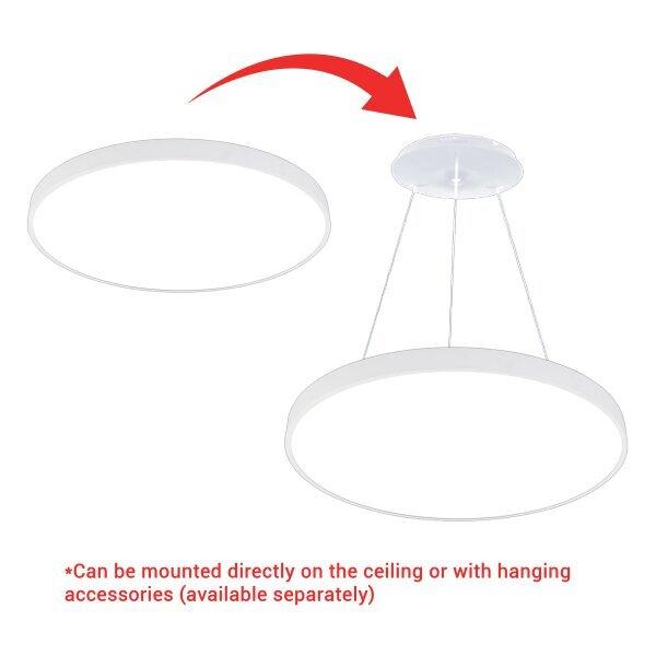 54W LED paviršinis šviestuvas, baltas, 3000K