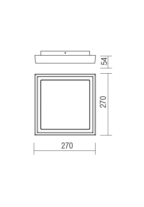 25W LED paviršinis lauko šviestuvas BEZEL, tamsiai pilkas, 3000K, IP54, 9187 - Image 2