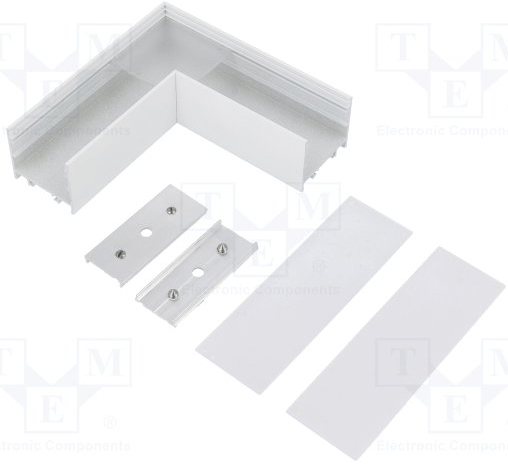 LED juostos profilio VARIO30-02 kampinis sujungimas 90 laipsnių, baltas