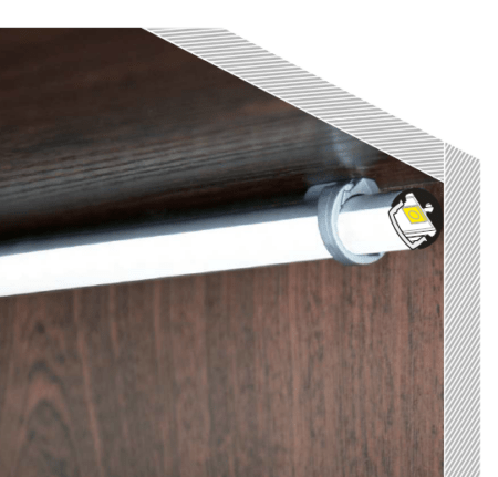LED juostos profilis PEN8 I, anoduotas aliuminis, 3m