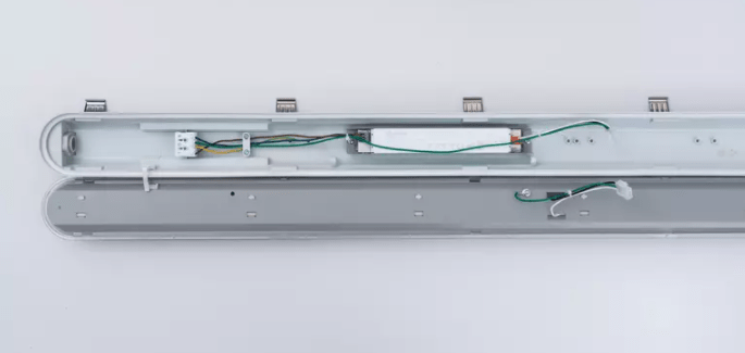 46W T8 šviestuvas, pilkas, 3000K, 1500mm, IP65