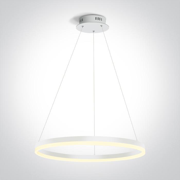 40W LED pakabinamas šviestuvas, baltas, 3000K, 63144A/W/W