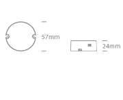 9W LED maitinimo šaltinis, 350-700mA, 6-25V, DALI/PUSH, 89009L