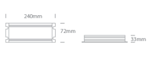 300W LED maitinimo šaltinis, 24V, IP67, 89300VP