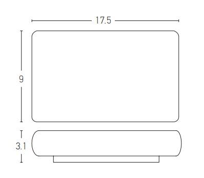 2x6W LED paviršinis lauko šviestuvas, grafito sp., 3000K, E239