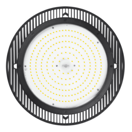93W LED sandėlio šviestuvas DALI 115 DEG, juodas, 4000K, IP65